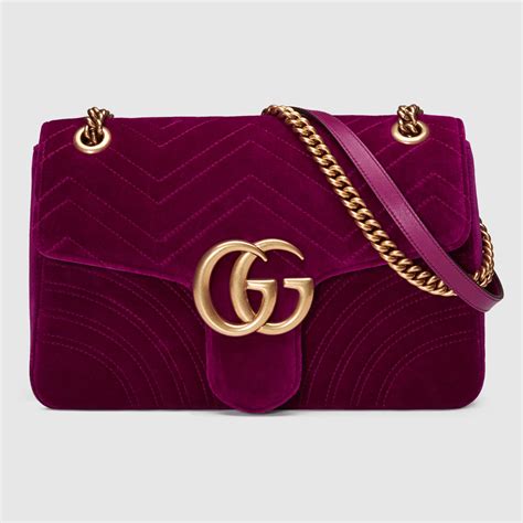 velvet gucci handbags replica|small gucci velvet bag.